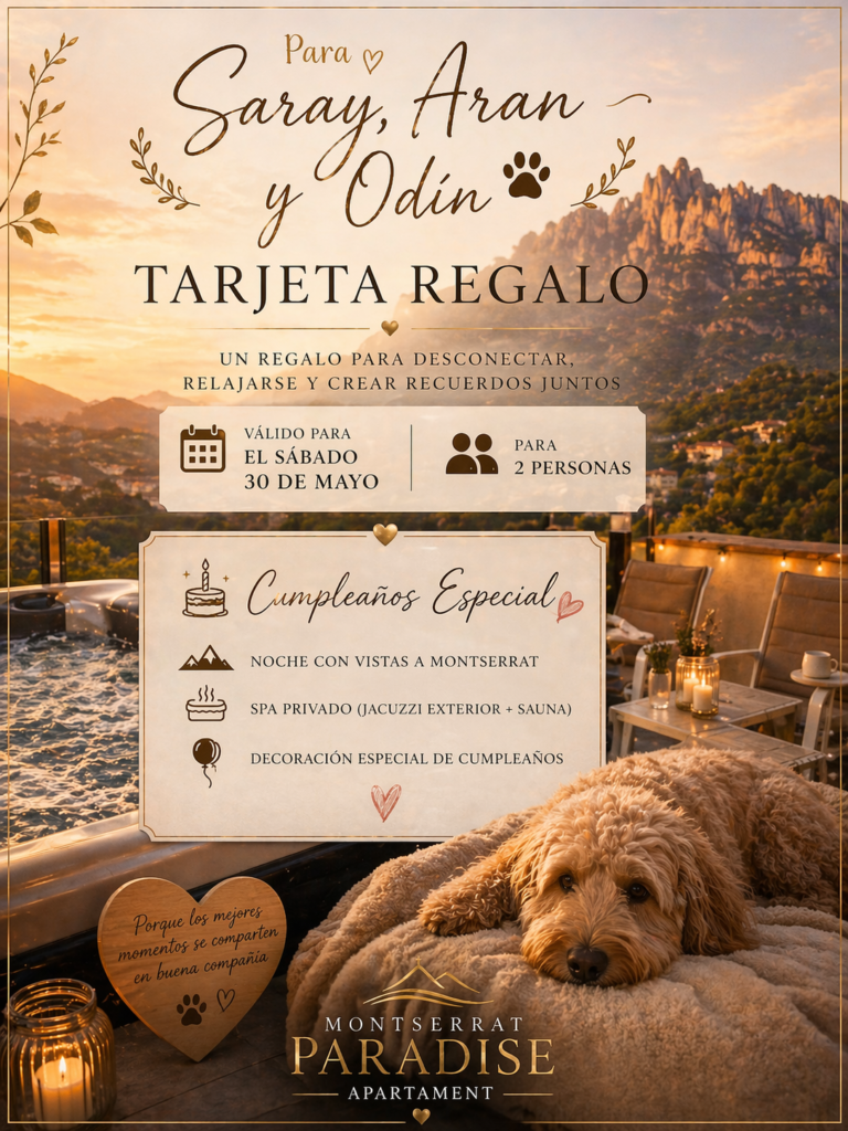 Imagen del alojamiento Montserrat Paradise Apartment y su entorno cerca de la montana de Montserrat.